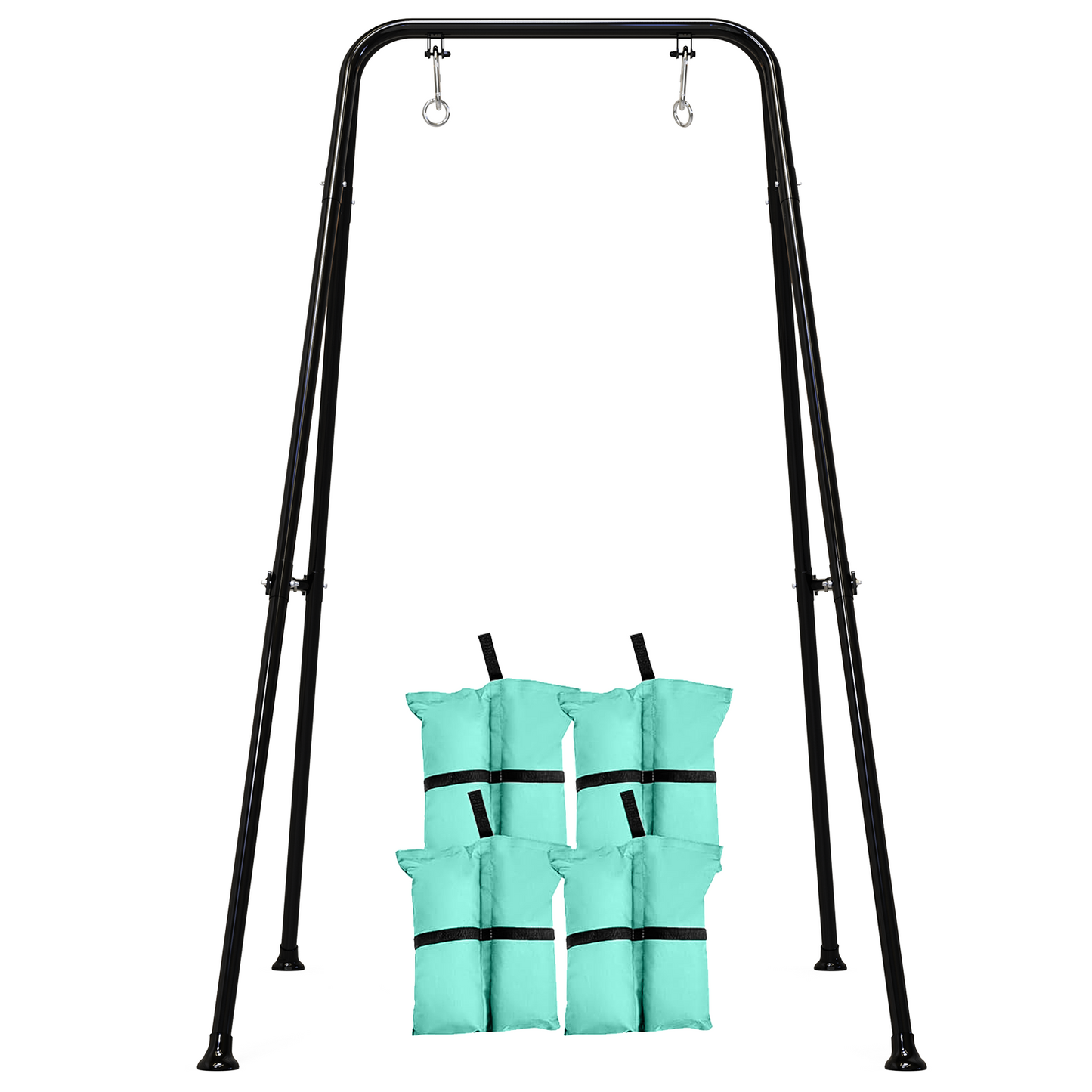 G TALECO GEAR Foldable Swing Stand for Kids, Toddler Swing Frame, Metal Swing Sets for Backyard, Outdoor/Indoor, Fits for Most of the Toddlers Swings, Black