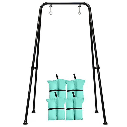 G TALECO GEAR Foldable Swing Stand for Kids, Toddler Swing Frame, Metal Swing Sets for Backyard, Outdoor/Indoor, Fits for Most of the Toddlers Swings, Black