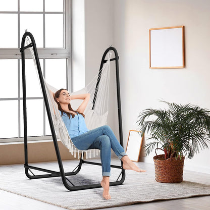 G TALECO GEAR Hammock Chair with Stand for Hanging Swing Chair, Heavy Duty Steel, Max Load 350lbs